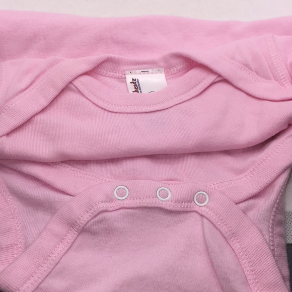 Chicago White Sox Eat Sleep Sox Infant Baby Girls Pink Bodysuit Size 12 Months - Picture 3 of 8